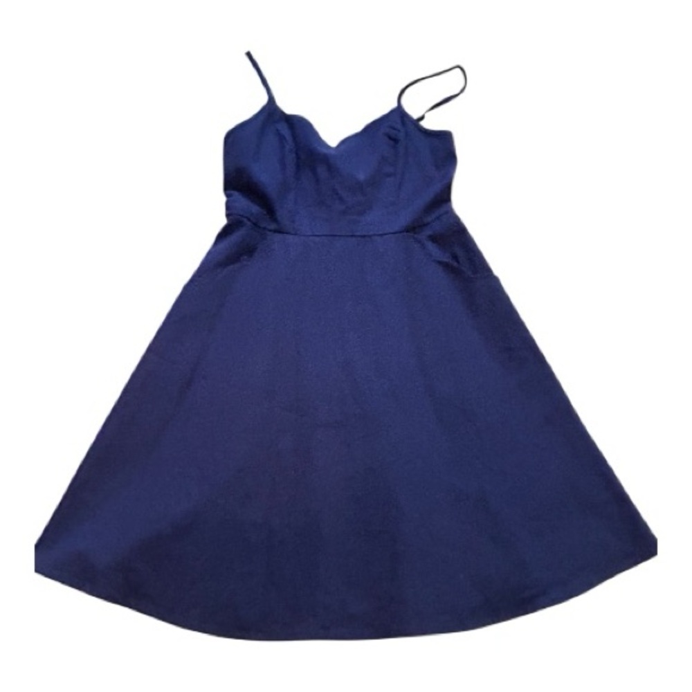 Pixley Elegant Navy Blue Casual Dress